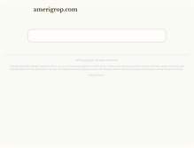 Tablet Screenshot of amerigrop.com